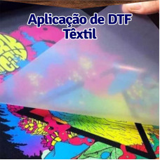 Aplicação de DTF Têxtil