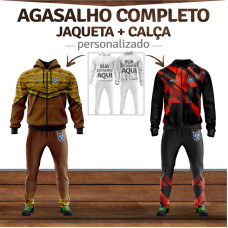 Agasalho Jaqueta + Calça Adulto Masculino Personalizado