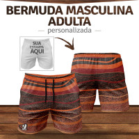 Bermuda Masculina Adulta Personalizada