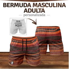 Bermuda Masculina Adulta Personalizada