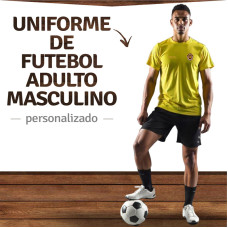 Uniforme de Futebol Masculino Adulto Personalizado